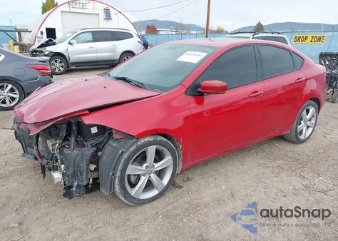 2014 Dodge Dart Gt z USA, uszkodzony, nr VIN 1C3CDFEB7ED676917